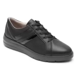 Image of Rockport TM Lillie Bootie Mocha Layered Sneaker Black - Black