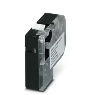 Image of Phoenix Contact 0803937 Label Printer Tape, Black On White, 8M