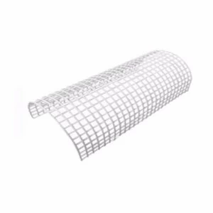 Image of Greenbrook White Wire Rounded Tubular Heater Guard Protection - 6 Foot