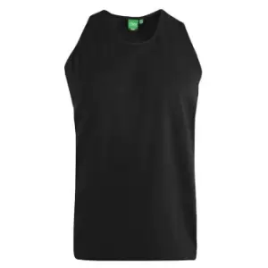 Image of Duke Mens Fabio-1 Kingsize Muscle Vest (2XL) (Black)