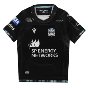 image of Macron Glasgow Home Jersey Juniors - Black