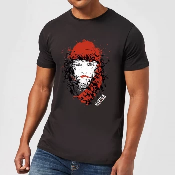 Image of Marvel Knights Elektra Face Of Death Mens T-Shirt - Black - 3XL - Black