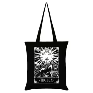 image of Deadly Tarot The Sun Tote Bag (One Size) (Black/White)