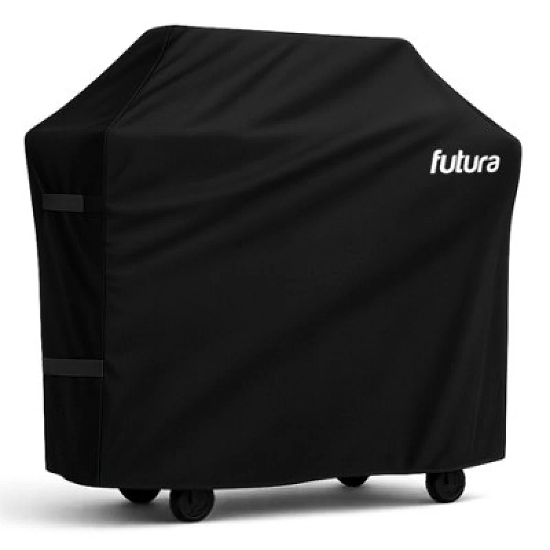 Image of Futura Premium Waterproof Bbq Cover 163X71X112Cm Large Outdoor Barbecue Grills Cover 600D Oxford Fabric Uv Protection, Pvc Lining