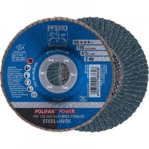 image of PFERD 67684115 POLIFAN-serrated washer PFF 115 Z40 SG POWER STEELOX Diameter 115mm 10 pc(s)