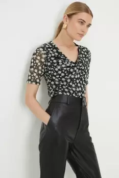 Image of Mesh Twist Front Top