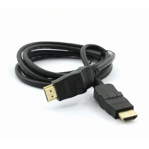 image of Connect It 1.8m HDMI Cable with 180 degree Swivel Heads