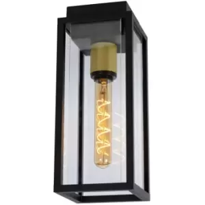 image of Lucide Laurens Classic Flush ceiling light Outdoor - 1xE27 - IP54 - Black