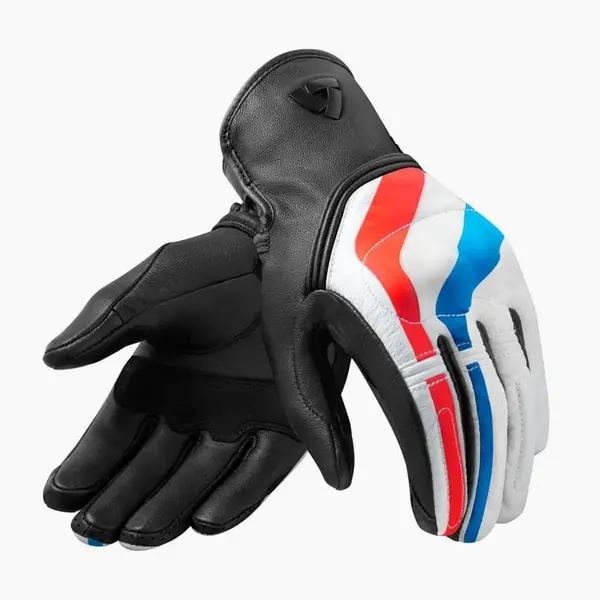 Image of REV'IT! Gloves Redhill Red Blue Size L