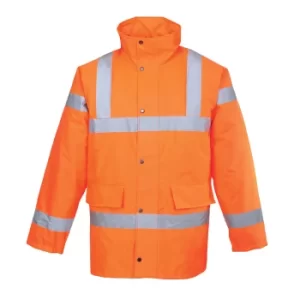 Image of S463 HI-VIZ BOMBER JACKET YELLOW (S)