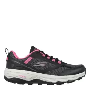 image of Skechers Running Mesh Shoe W Leather - Black