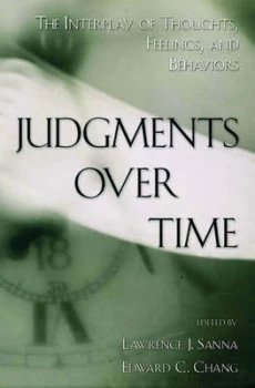 Image of Judgments Over Time by Lawrence J Sanna Hardback