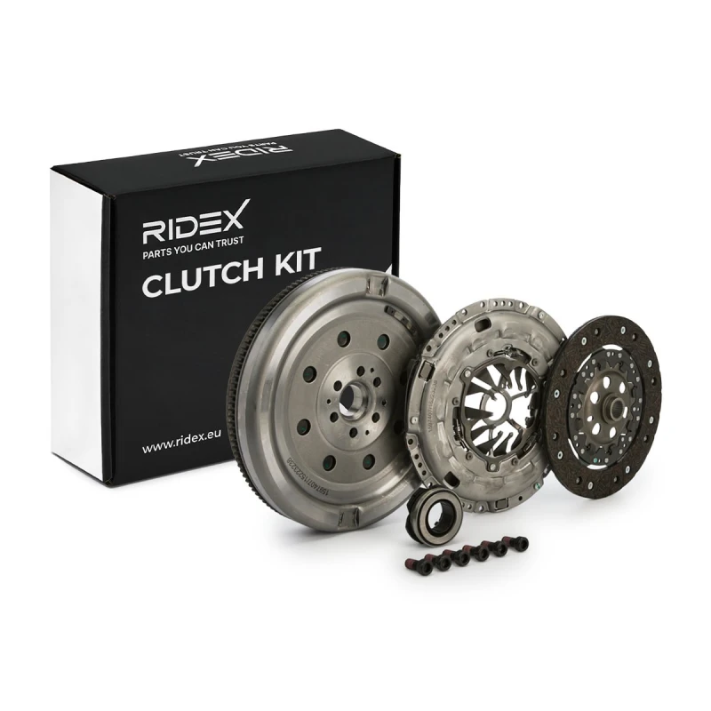 Image of RIDEX 479C0401 Clutch with clutch pressure plate, with clutch release bearing, for engines with dual-mass flywheel Clutch Kit (479)