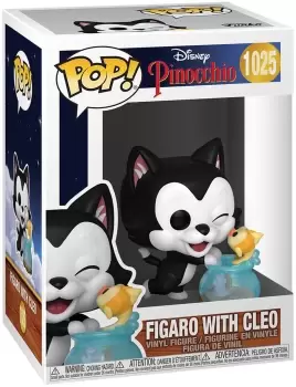 Pinocchio 80th Anniversary - Figaro with Cleo Vinyl Figure 1025 Funko Pop! multicolor