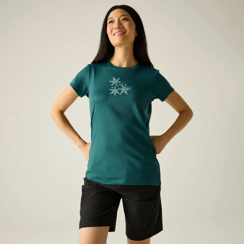 Image of Womens T-Shirt Regatta Fingal Vert Female 38