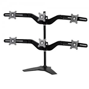 image of Amer AMR6S flat panel desk mount 61cm (24") Freestanding Black