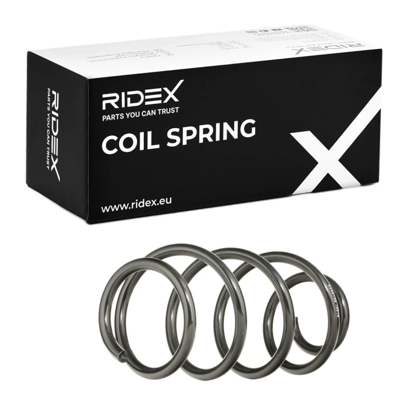 Image of RIDEX 188C0364 Coil spring Front Axle Coil Spring (188)