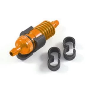 image of Fastrax Burnt Orange Fuel Filter W/Mount/Fuel Tube Clips