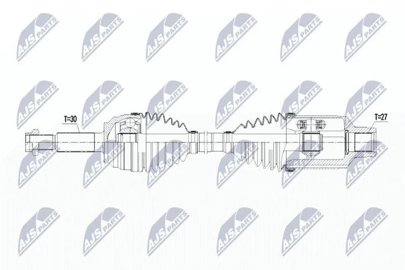 Image of NTY Drive shaft NTY NPW-CH-076