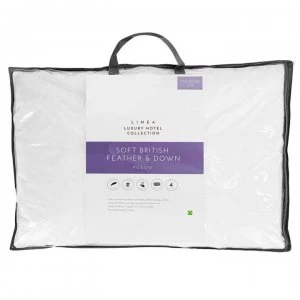 Image of Hotel Collection Duck Feather & Down Pillow - White
