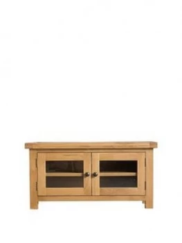 image of K-Interiors Alana TV Unit With Glass Doors - Fits Up To 46" Tv