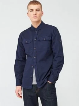 Image of Barbour International Spacer Overshirt - Navy