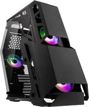 Image of Kolink Big Chungus Shredded Edition Midi Tower ARGB Showcase - Black