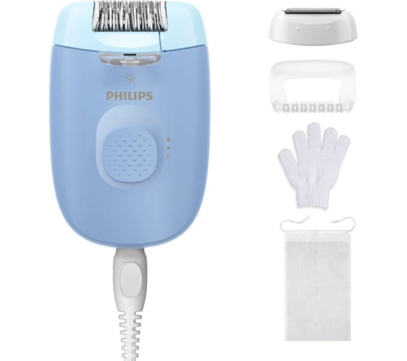 Image of PHILIPS Series 4000 BRE247/00 Epilator - Blue 8720689030878