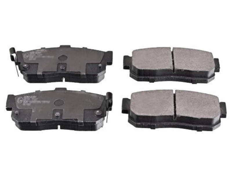 Image of Blue PRINT ADN14281 Brake pad set Rear Axle, with acoustic wear warning Brake Pad Set,disc brake (402)