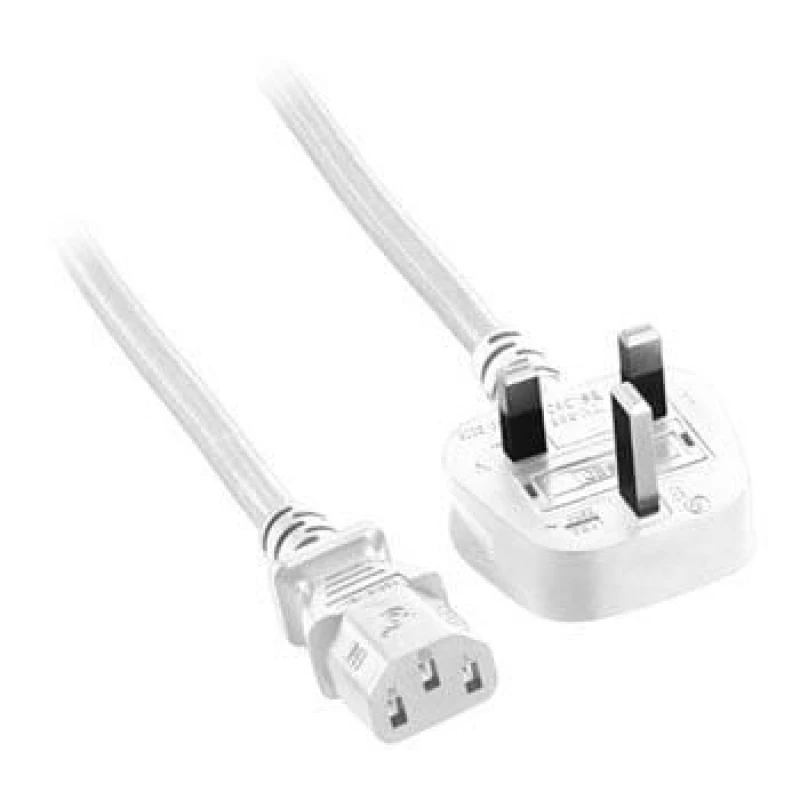 Image of Microconnect PE090420W power cable White 2m Power plug type G C13 cou
