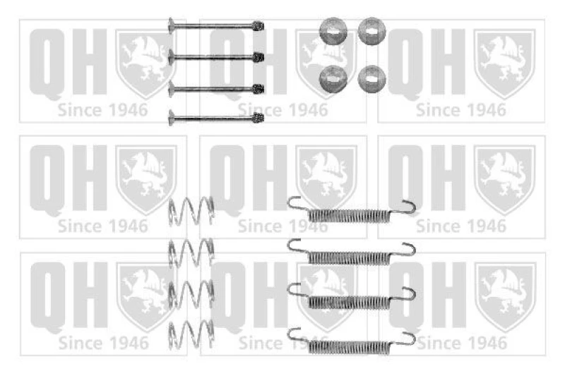 Image of QUINTON HAZELL Brake shoe fitting kit QUINTON HAZELL BFK316