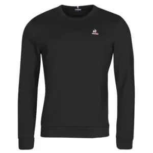 image of Le Coq Sportif ESS CREW SWEAT N 3 M mens Sweatshirt in Black - Sizes XXL,S,M,L,XL,XS