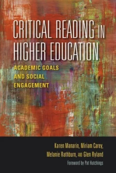 Image of Critical Reading in Higher Education by Karen Manarin Book
