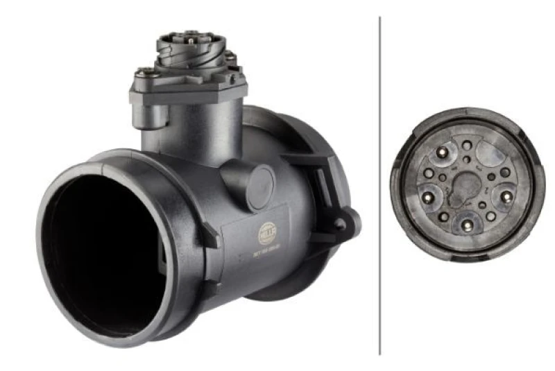 Image of HELLA Mass air flow sensor HELLA 8ET 358 095-681