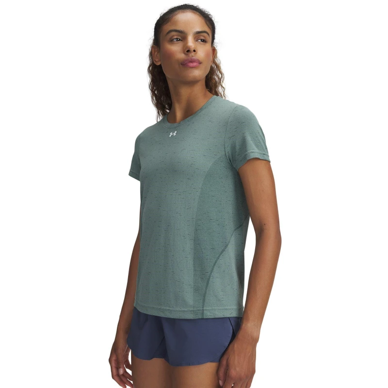 Image of Under Armour Armour Vanish Seamless Loose Ss Gym Top Womens - Green Green 10