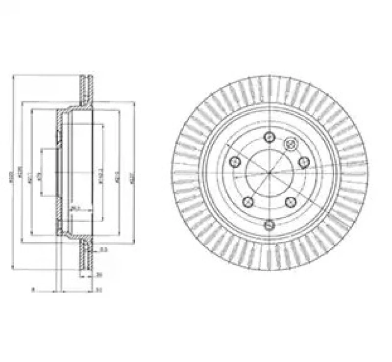 Image of Brake disc VAICO V48-80006