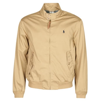 image of Polo Ralph Lauren BLOUSON BARACUDA COTON DOUBLE LOGO PONY PLAYER mens Jacket in Beige - Sizes EU XXL,EU S,EU M,EU L,EU XL,EU XS