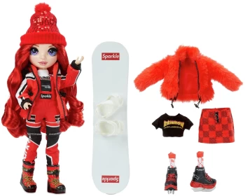 image of Rainbow High Winter Break Fashion Doll - Ruby Anderson