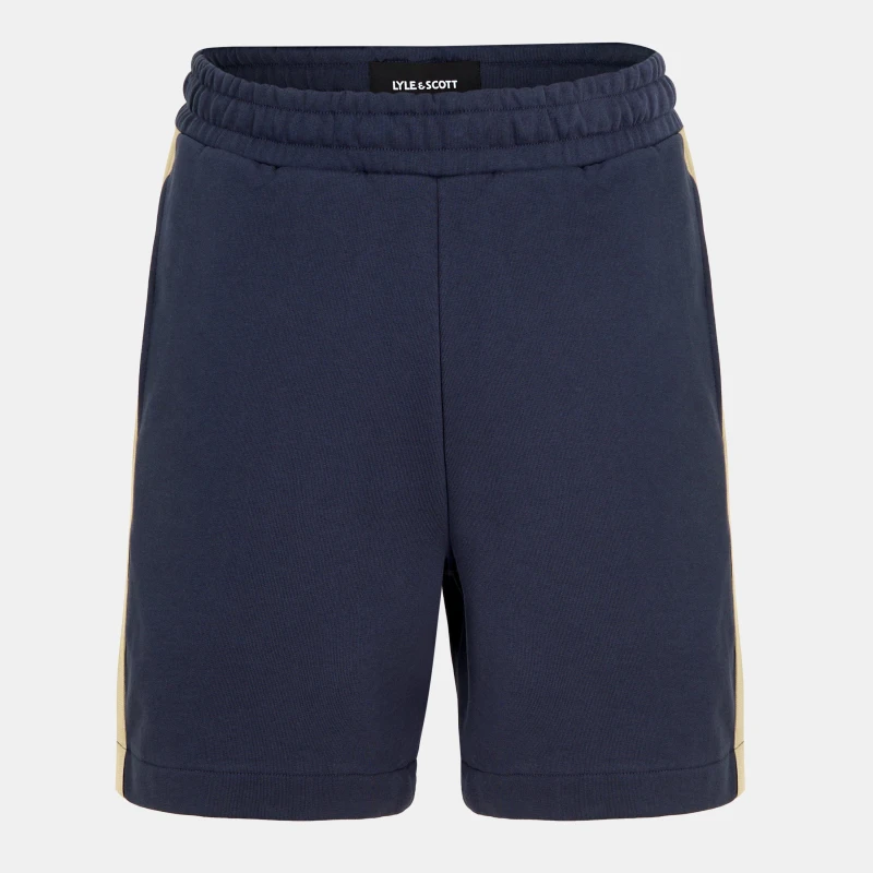 Image of Lyle and Scott Mens Fleece Jogger Shorts Dark Navy male S