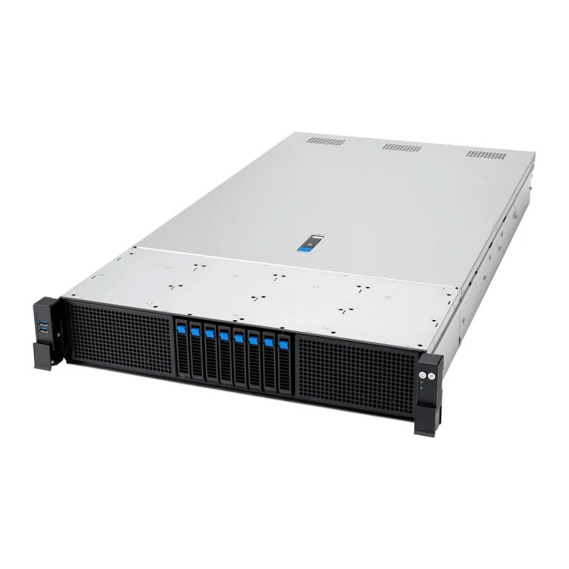 Image of ASUS RS720A-E13-RS8G Socket SP5 Rack (2U) Black. Silver