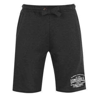 image of Lonsdale Box Lightweight Shorts Mens - Charcoal M