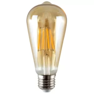 Image of Pack of 3 Dimmable 4W ES E27 Warm White LED Filament Pear Shaped Bulbs