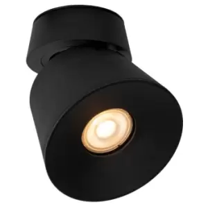 Image of Lucide trigono - Ceiling Spotlight - Ø10.5cm- 1xGU10 - Black