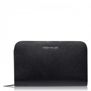 Karen Millen Abbey Mini Ziparound Purse - BLACK