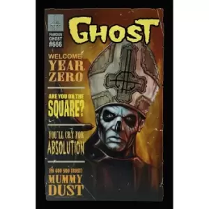 Image of Ghost - Magazine Textile Poster