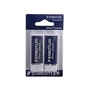 image of Staedtler Mars Plastic Erasers 2 Pack