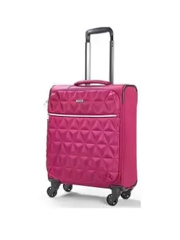 Image of Rock Luggage Jewel WR39001 4 Wheel Spinner Cabin Pink Suitcase