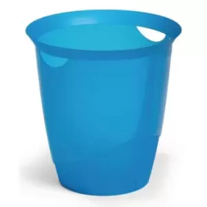 image of Slingsby Durable Colour Waste Basket, Indigo Blue