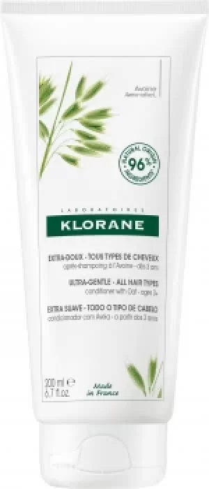 image of Klorane Oat Ultra-Gentle Conditioner for All Hair Types 200ml