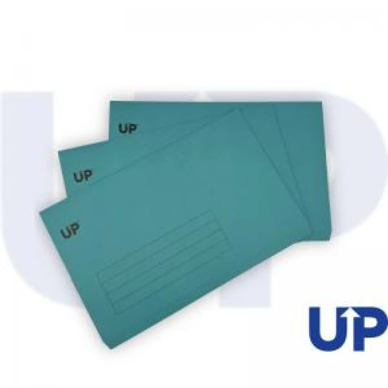 Image of UP Full Flap Document Wallet Foolscap Blue (50 Pack) UP0034
